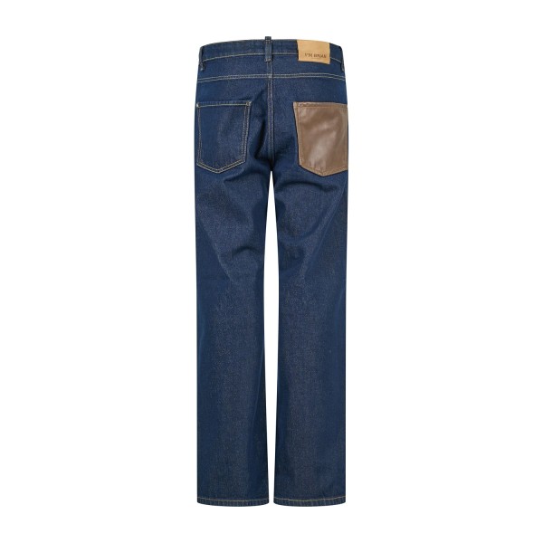 I'm Brian - Jeans denim scuro 5 tasche relaxed fit per uomo | jason l23/26 lav