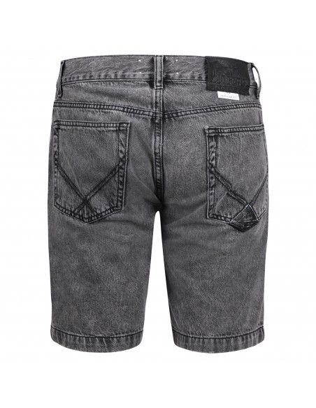 Roy Roger's - Bermuda jeans 5 tasche nera regular per uomo | p21rru085n0461685