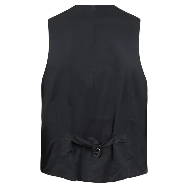 Sartoria Latorre - Panciotto doppiopetto blu in jersey per uomo | metz je1001 2