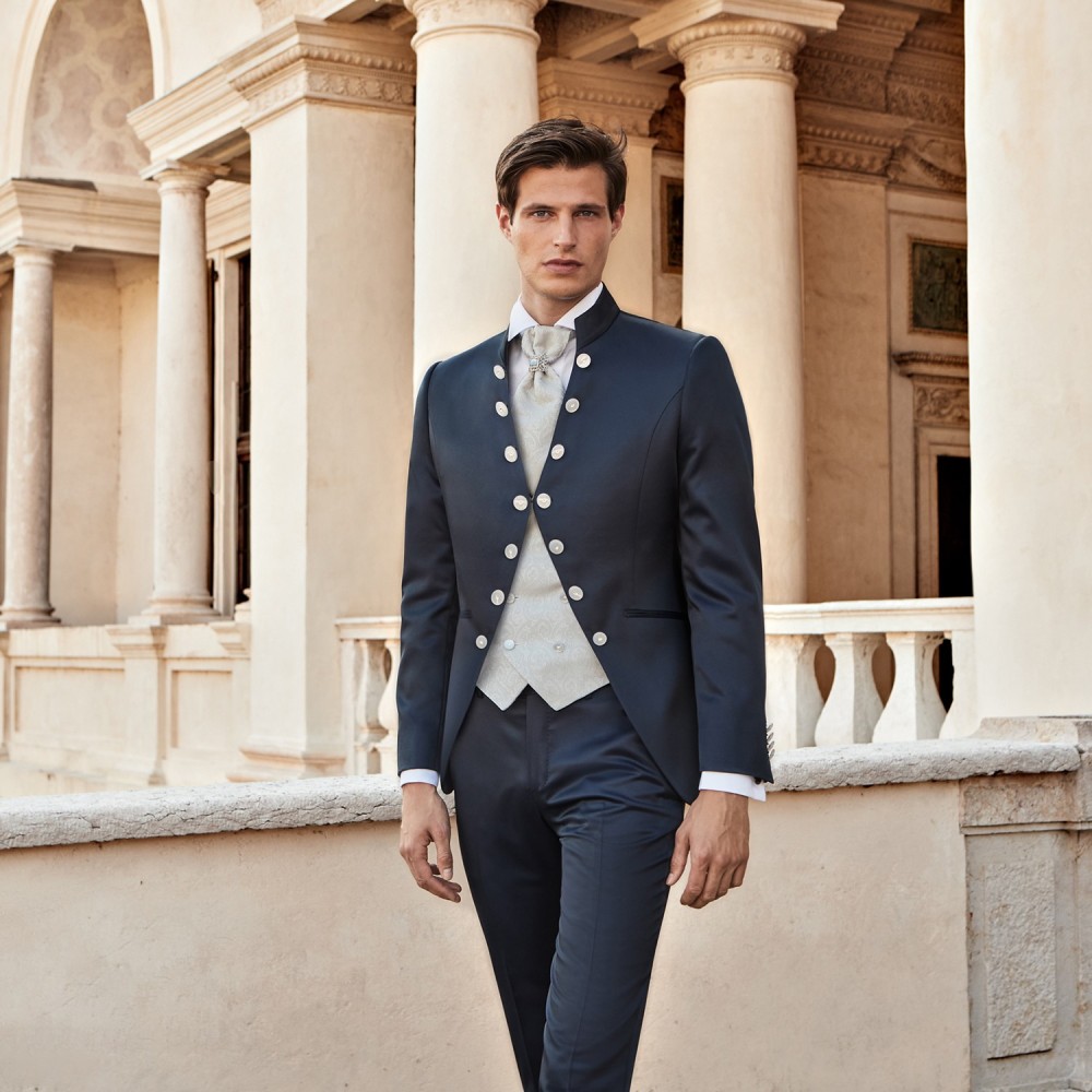 Abito tight nero per uomo | MaisonBorracci