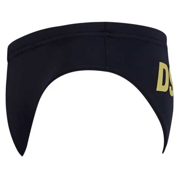 Dsquared2 - Slip mare blu con stampa logo gialla sul retro per uomo | d7b312410 2