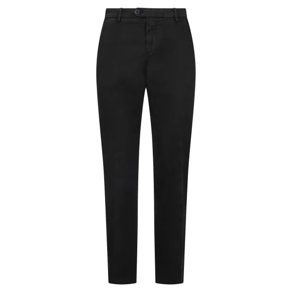 Luca Bertelli - Pantalone nero tasca a filo per uomo | p1701louis