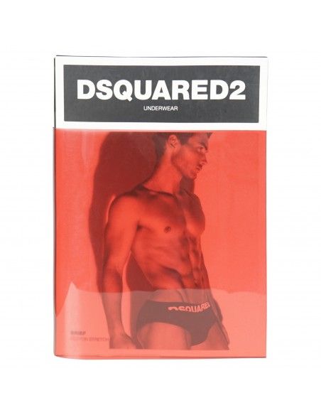 Dsquared2 - Slip nero con elastico dsquared2 per uomo | dcl670030 nero