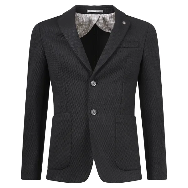 Havana & Co - Giacca nera jersey per uomo | h2396j g5190ejr 80