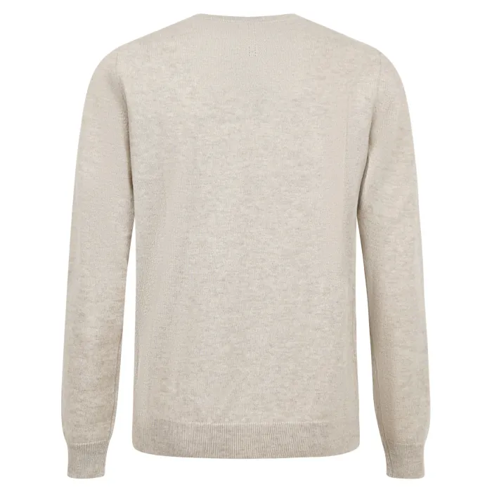 +39 Masq - Maglione girocollo beige in cashmere per uomo | masq4000-12-00 150