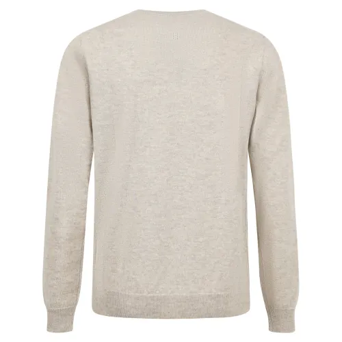 +39 Masq - Maglione girocollo beige in cashmere per uomo | masq4000-12-00 150