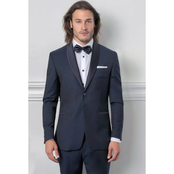 Angelo Toma - Abito smoking con rever sciallato per uomo | 