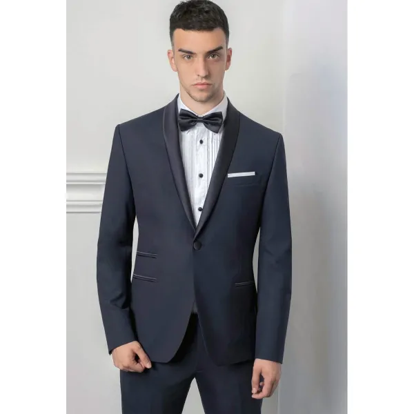 Angelo Toma - Abito smoking con rever sciallato per uomo | 