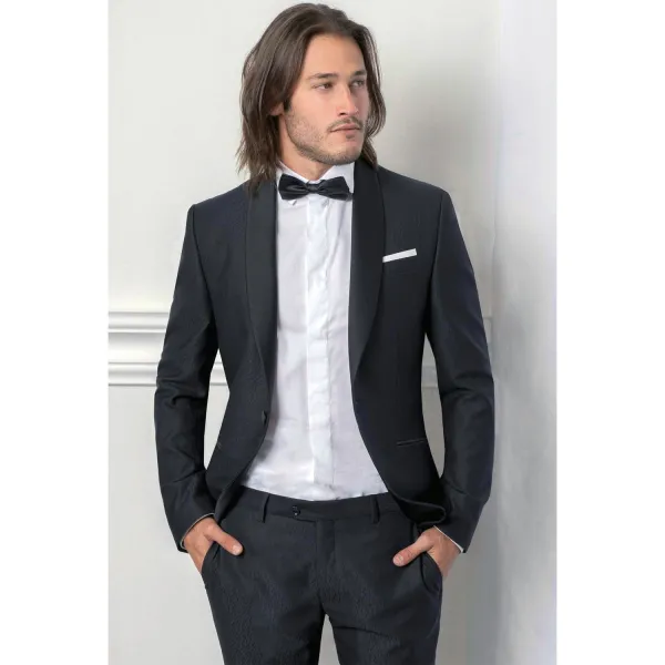 Angelo Toma - Abito smoking con rever sciallato per uomo | 