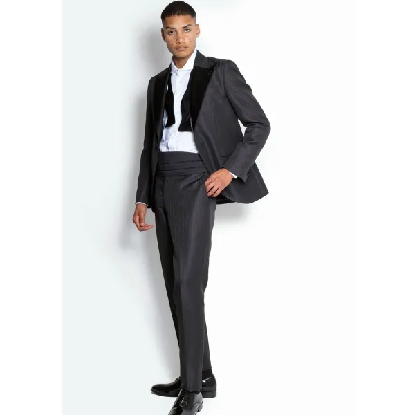 Alessandro Dell'Acqua - Abito smoking con rever a lancia per uomo | 