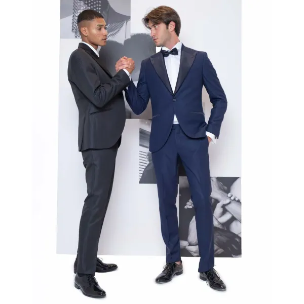 Alessandro Dell'Acqua - Abiti smoking con rever a lancia per uomo | 