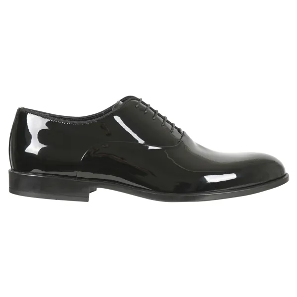 Rossi - Scarpa derby nera in vernice per uomo | 22045-n-vb8