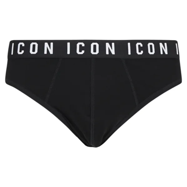 Dsquared2 - Slip nero con elastico logato per uomo | d9l613850 nero