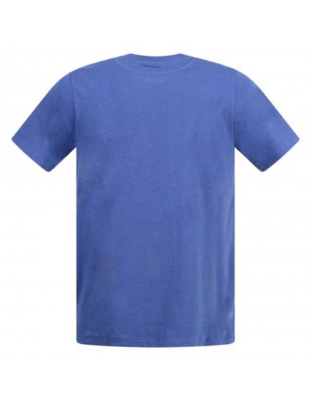 Roy Roger's - T-shirt blu con taschino jeans denim sul petto per uomo |