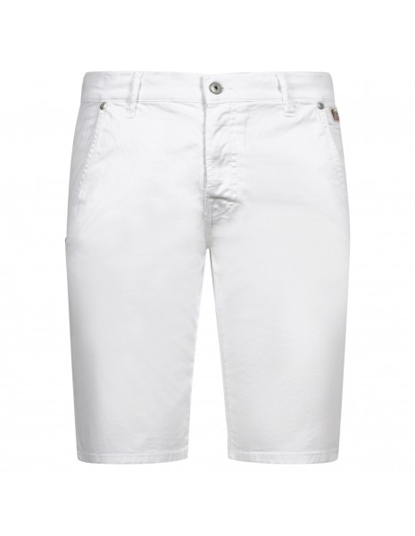 Roy Roger's - Bermuda bianca in cotone tasca a filo per uomo |