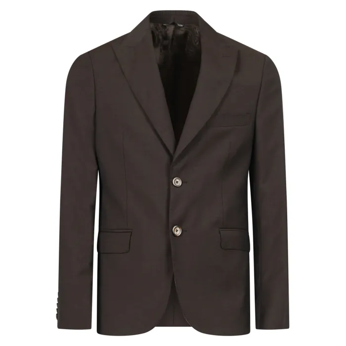 Havana & Co - Abito marrone in lana monopetto per uomo | h5091 a5315 60