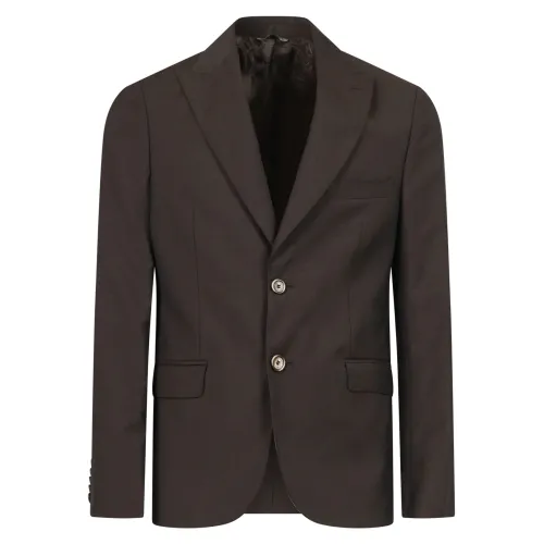 Havana & Co - Abito marrone in lana monopetto per uomo | h5091 a5315 60
