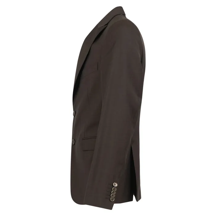 Havana & Co - Abito marrone in lana monopetto per uomo | h5091 a5315 60