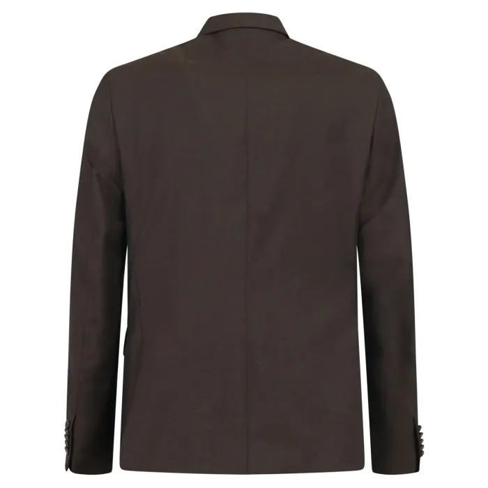 Havana & Co - Abito marrone in lana monopetto per uomo | h5091 a5315 60