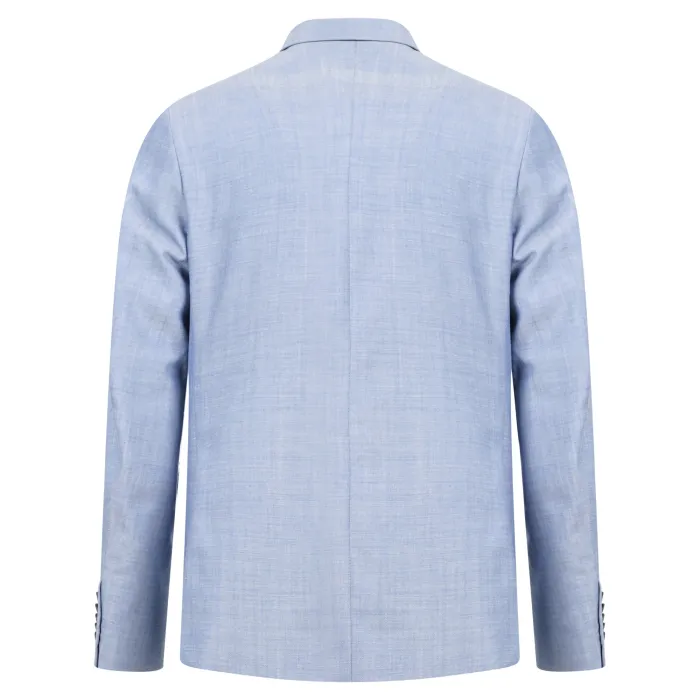 Havana & Co - Abito celeste in lana monopetto per uomo | h5091 a5315 52