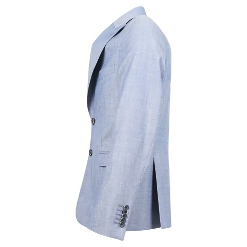 Havana & Co - Abito celeste in lana monopetto per uomo | h5091 a5315 52