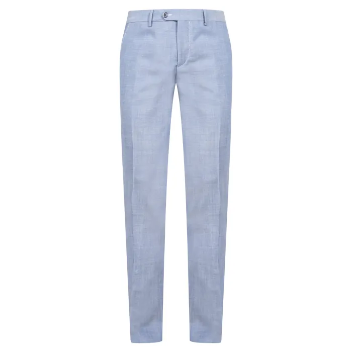 Havana & Co - Abito celeste in lana monopetto per uomo | h5091 a5315 52