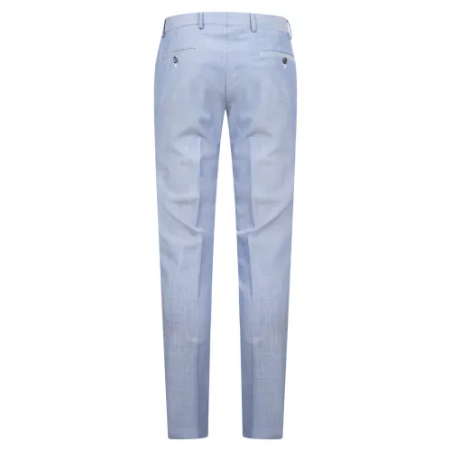Havana & Co - Abito celeste in lana monopetto per uomo | h5091 a5315 52