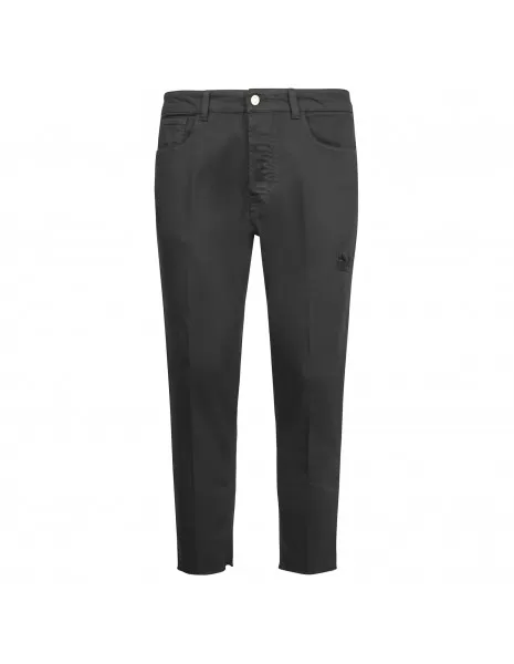 Officina36 - Pantalone nero 5 tasche per uomo | 0299308673 nero