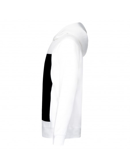 Armani Exchange - Felpa bianca con patch logo sul fronte per uomo | 3lzmje