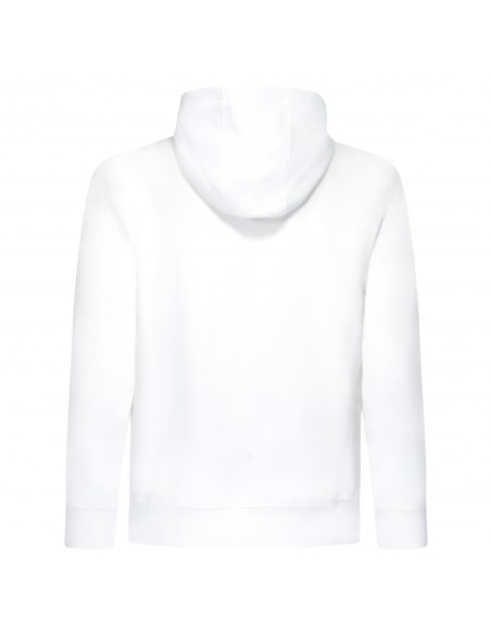 Armani Exchange - Felpa bianca con patch logo sul fronte per uomo | 3lzmje