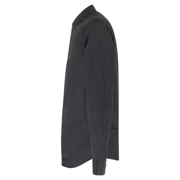 Armani Exchange - Camicia nera con logo ricamato sul fronte per uomo | 3lzc10 2