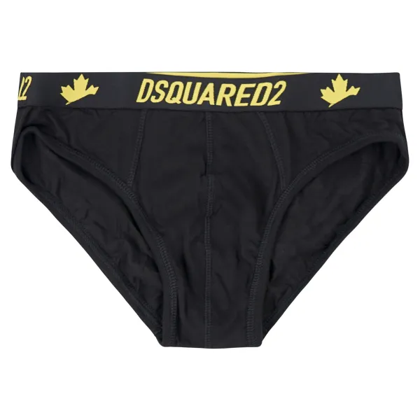 Dsquared2 - Slip nero con elastico logato per uomo | d9l614120 967nero