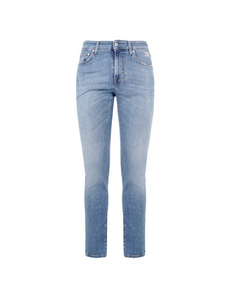 Roy Roger's - Jeans denim 5 tasche skinny per uomo | p22rru076d4491629 999