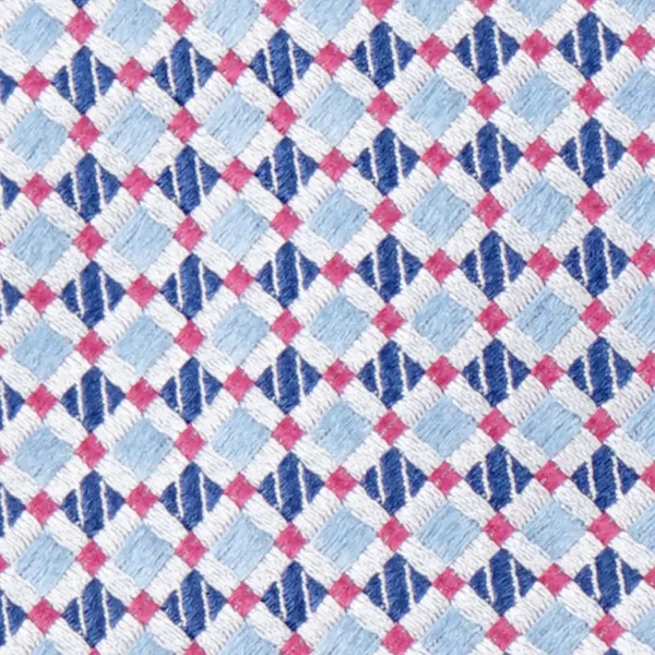 Altea - Cravatta celeste con motivo geometrico per uomo | 2212497 02 nilo 2