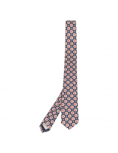 Altea - Cravatta blu con stampa geometriche per uomo | 2219052 04 isonzo