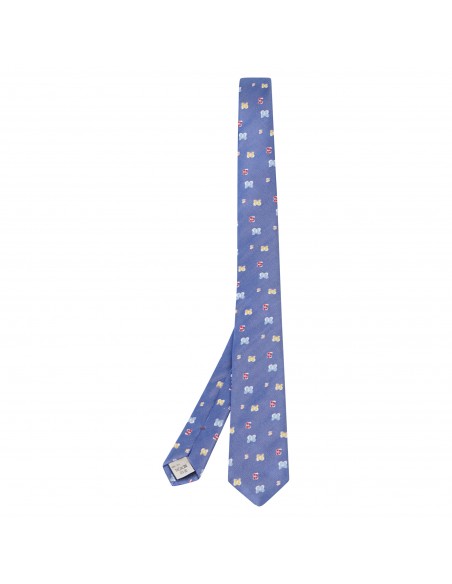 Altea - Cravatta azzurra con ricamo farfalle per uomo | 2211264 07 gange