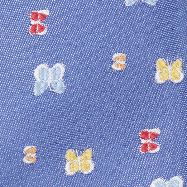 Altea - Cravatta azzurra con ricamo farfalle per uomo | 2211264 07 gange 2