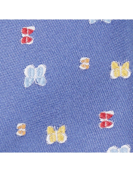 Altea - Cravatta azzurra con ricamo farfalle per uomo | 2211264 07 gange