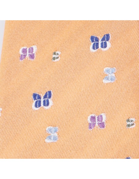 Altea - Cravatta arancione con ricamo farfalle per uomo | 2211264 04 gange
