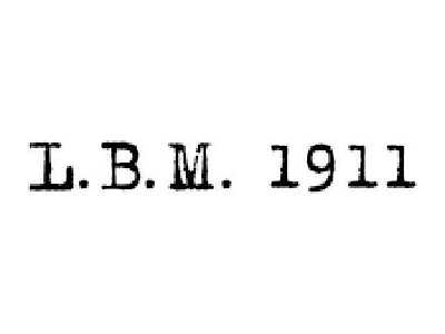 Brand L.B.M. 1911 | Maison Borracci